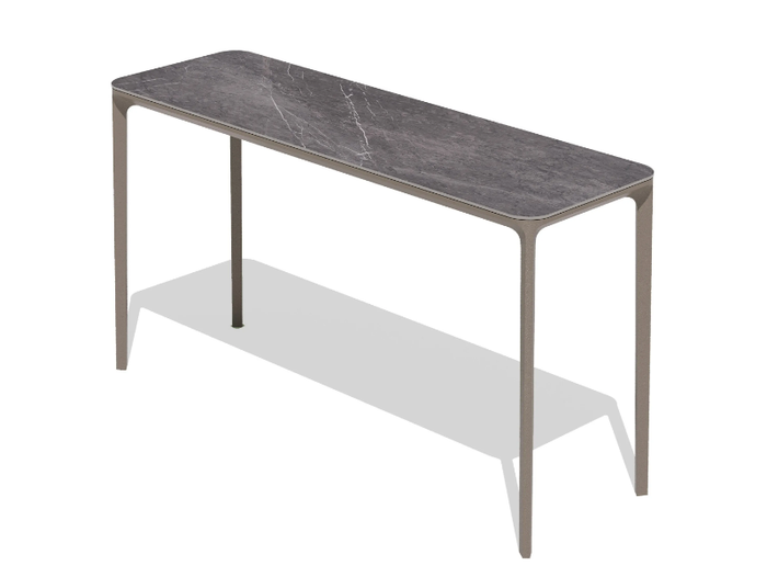 SLIM - Rectangular ceramic garden console _ Sovet italia